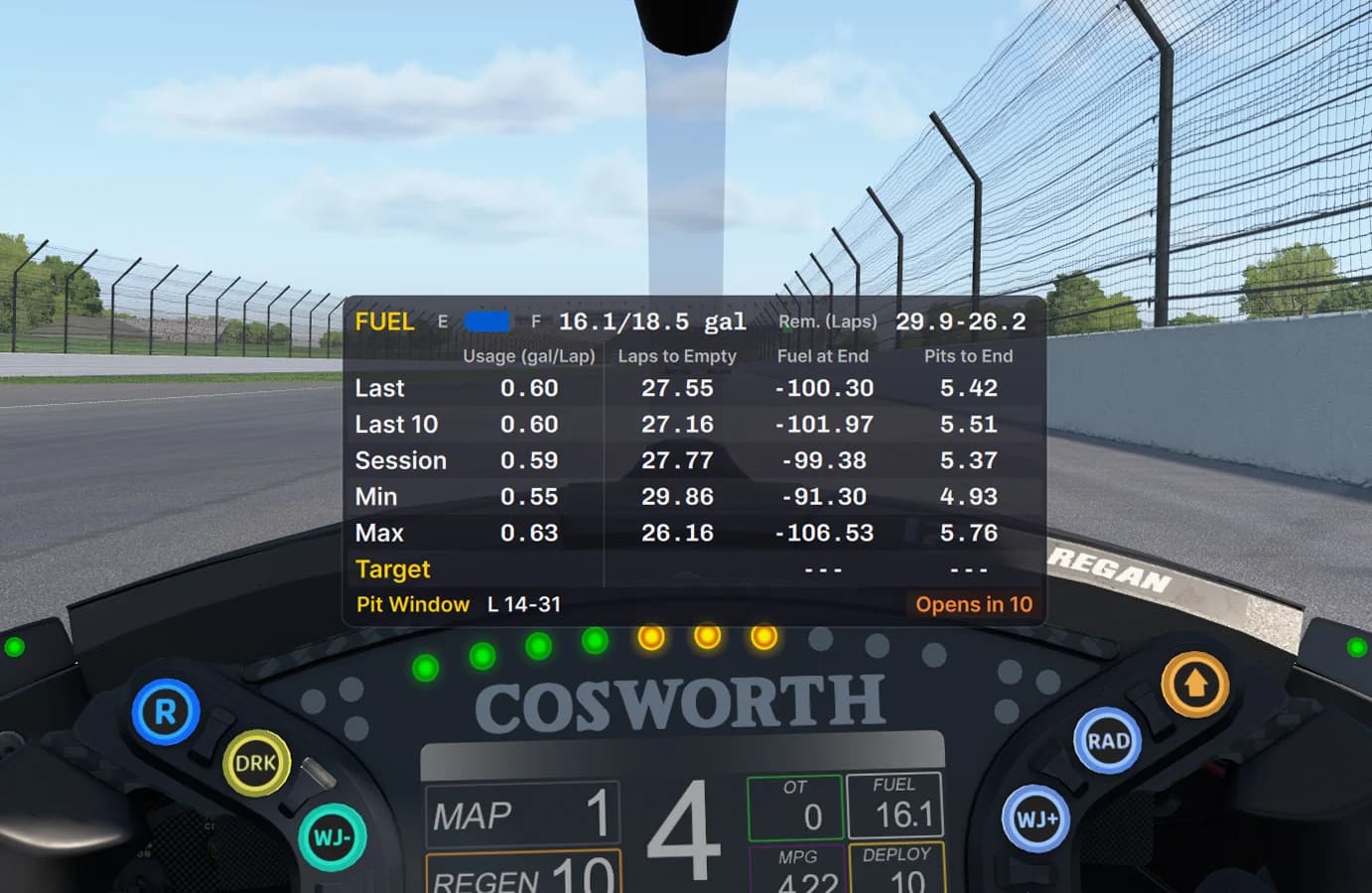 Kokpitte Overlay Devri Bitiyor: iRacing Dahili Yakıt ve Harici Pist Haritası Özelliği ile Yazılımlara Elveda!