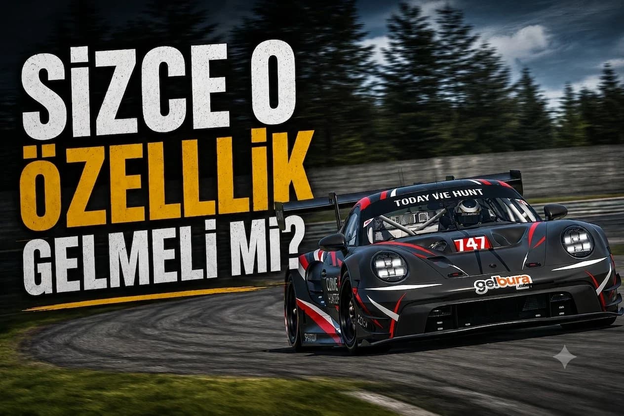 iRacing’in En Büyük Eksikliği mi? "O Düğme" GT3 Araçlarına Gelseydi Ne Olurdu?